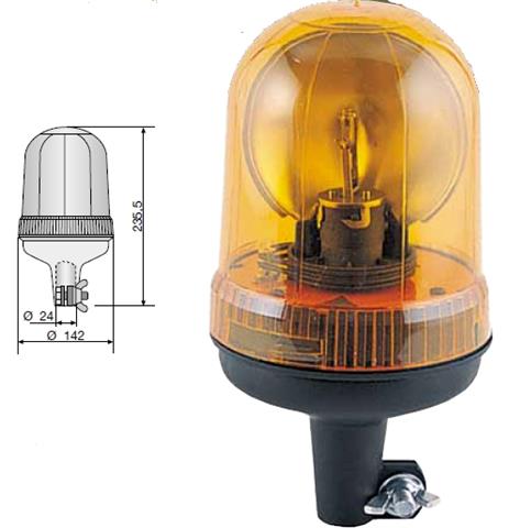 Rundumleuchte 12V ~ 24V 80 SMD-LEDs - STOEWER Maschinen GmbH